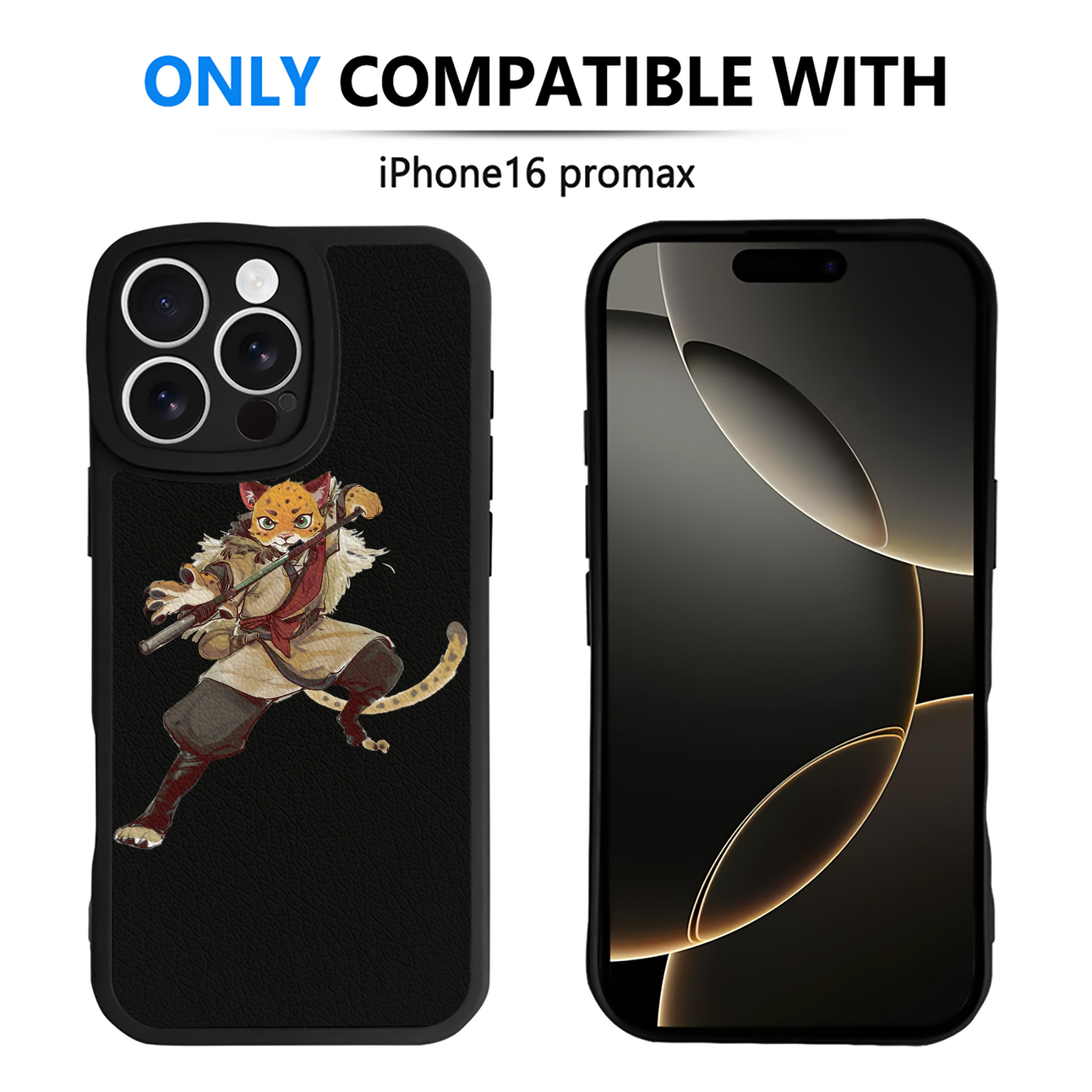 （画像用） Ne Zha 2 ナタ 魔童の大暴れ 【iPhone 16シリーズ対応】シリコンスマホケース（レザー調） 材質：シリコン